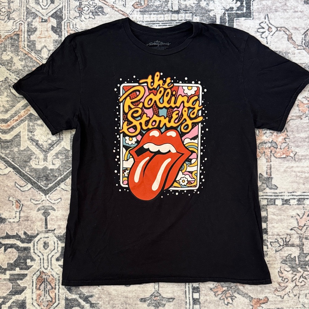 Rolling Stones Black Graphic T-Shirt